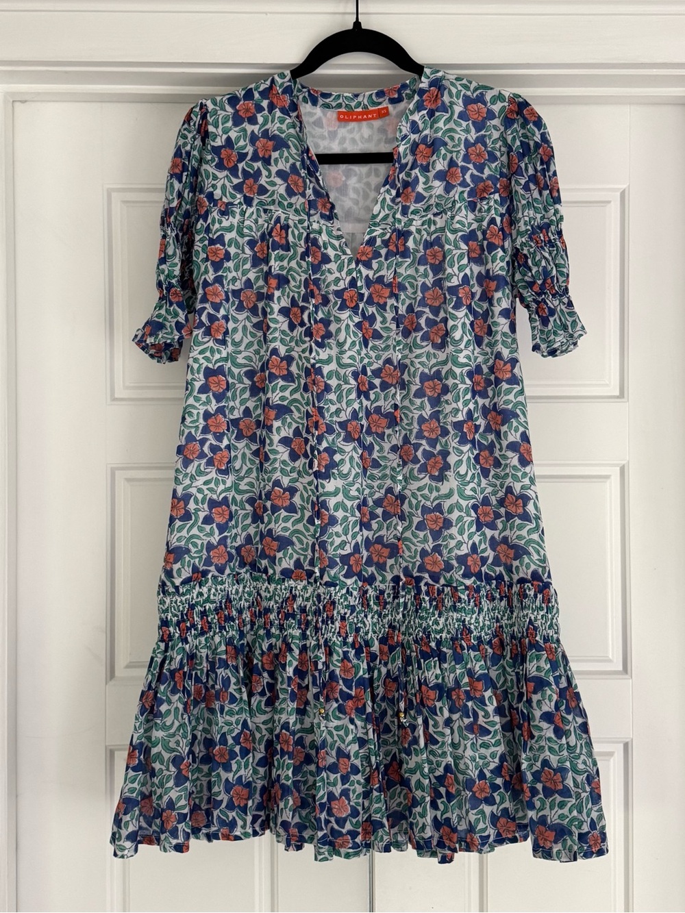 Oliphant Smock Mini Dress, XS